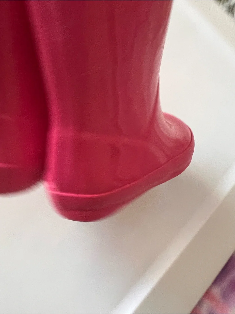 Hunter Pink Kids Gloss Rain Boots